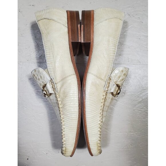 Belvedere Italo 1010 Crocodile & Lizard Leather Horsebit Loafers w/ Box | 8.5M - Picture 6 of 16